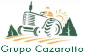 A imagem apresenta o logotipo da renomada Empresa Grupo Cazarotto referência no setor Agropecuário.