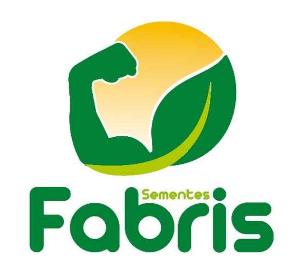 A imagem apresenta o logotipo da renomada Empresa Sementes Fabris referência no setor Agropecuário.