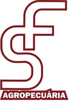 A imagem apresenta o logotipo da renomada Empresa SF Agropecuária referência no setor Agropecuário.