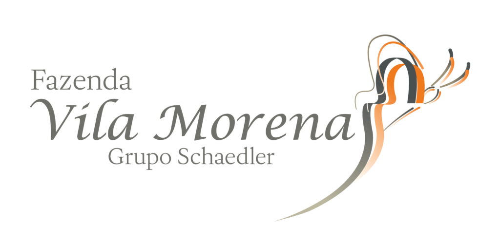 A imagem apresenta o logotipo da renomada Empresa Fazenda Vila Morena Grupo Schaedler referência no setor Agropecuário.