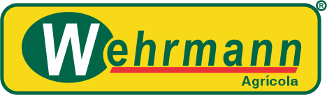 A imagem apresenta o logotipo da renomada Empresa Wehrmann Agrícola referência no setor Agropecuário.
