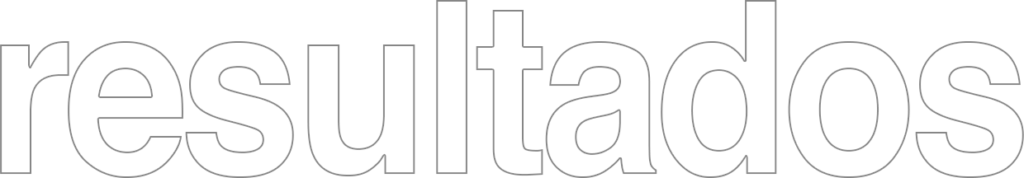 Aqui temos como sobreposição de alguns vídeos, a palavra "Resultados", escrita em letras maiúsculas com bordas cinzas e fundo transparente, se destaca, transmitindo uma mensagem de eficiência e foco.