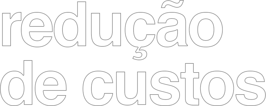 Aqui temos como sobreposição de alguns vídeos, a palavra "Redução de Custos", escrita em letras maiúsculas com bordas cinzas e fundo transparente, se destaca, transmitindo uma mensagem de eficiência e foco.