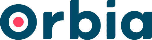 A imagem apresenta o logotipo da renomada empresa parceira Orbia.