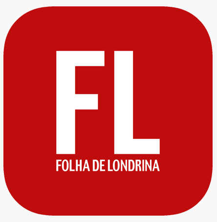 A imagem revela o logotipo do renomado Portal de Notícias FL Folha Londrina, líder no setor de comunicação.