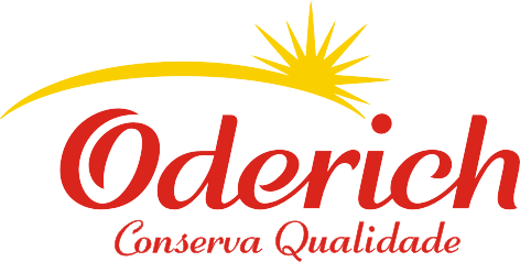 A imagem apresenta o logotipo da renomada Empresa Oderich Conserva Qualidade referência no setor Agropecuário.